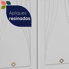 Armário De Cozinha Compacta De Aço Com Vidro 3 Peças Star New