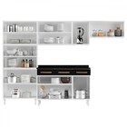 Armário De Cozinha Compacta De Aço Completa Mirage New 14 Por