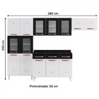 Armário De Cozinha Compacta De Aço Completa Mirage New 14 Por