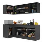 Armário De Cozinha Compacta De Canto Com Rodapé Veneza Multim