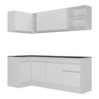 Armário De Cozinha Compacta De Canto Com Rodapé Veneza Multim