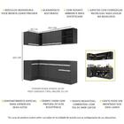 Armário De Cozinha Compacta De Canto Com Rodapé Veneza Multim