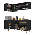 Armário De Cozinha Compacta De Canto Veneza Multimóveis V2056