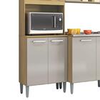 Armário De Cozinha Compacta E Balcão Para Pia Sem Tampo 244cm