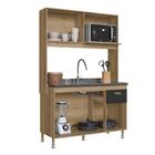 Armário De Cozinha Compacta Fidelitá Malta 122cm 4 Portas 1 G