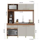 Armário De Cozinha Compacta Fidelitá Xangai 160cm 4 Portas 1