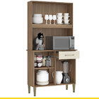 Armário De Cozinha Compacta Isabella 90x180 Cm 4 Portas 1 Gav