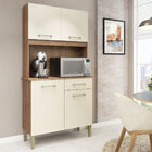 Armário De Cozinha Compacta Isabella 90x180 Cm 4 Portas 1 Gav