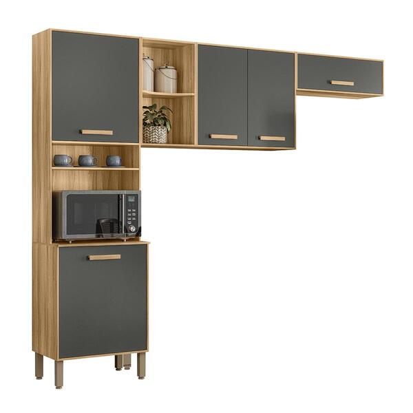 Armario De Cozinha Compacta Maria Flor Com 5 Portas