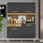 Armário De Cozinha Compacta Marina Atacama / Grafite