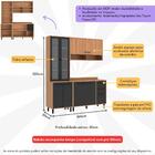 Armário De Cozinha Compacta Modulada 3 Peças Com Balcão Havan