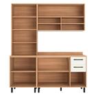 Armário De Cozinha Compacta Modulada 3 Peças Com Balcão Havan