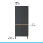 Armário De Cozinha Compacta Modulada Com Balcão Pia 280x202 C