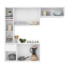 Armário De Cozinha Compacta Mp2001 Sofia Multimóveis Branco