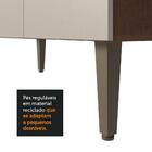 Armário De Cozinha Compacta Quiosque 235cm Rustic/crema Gourm