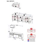 Armário De Cozinha Compacta Veneza Multimóveis Mp2074.891 Bra