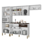 Armário De Cozinha Compacta Versalhes Branco/white/cp Petróle