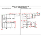 Armário De Cozinha Compacta Versalhes Branco/white/cp Petróle