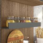 Armário De Cozinha Compacto 10 Portas Nature Carvalho Chumbo