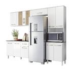 Armário De Cozinha Compacto 11 Portas Branco Major Shop Jm