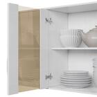 Armário De Cozinha Compacto 11 Portas Branco Major Shop Jm