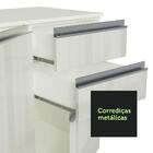 Armário De Cozinha Completa 100% Mdf 190cm Smart Branco Brilh