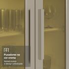 Armário De Cozinha Completa 100% Mdf 240 Cm Branco/rustic/cre