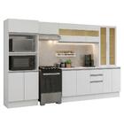 Armário De Cozinha Completa 100% Mdf 310 Cm Branco Smart Made