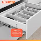 Armário De Cozinha Completa 100% Mdf 7 Portas 5 Gavetas Raiss