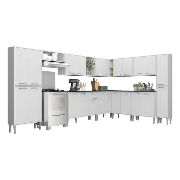 Armário De Cozinha Completa 11 Peças Xangai Pop Multimóveis