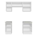 Armário De Cozinha Completa 180cm Branco/preto Glamy Madesa 12