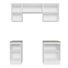 Armário De Cozinha Completa 180cm Branco/rustic Glamy Madesa