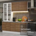 Armário De Cozinha Completa 190cm Branco/rustic Stella Madesa