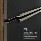 Armário De Cozinha Completa 190cm Rustic/preto Lux Madesa 02