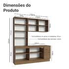 Armário De Cozinha Completa 190cm Rustic Stella Madesa 03