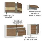 Armário De Cozinha Completa 200cm Branco/rustic Glamy Madesa