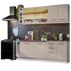 Armário De Cozinha Completa 220cm Branco/crema Agata Da Thêmi