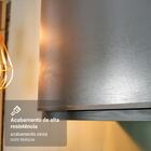 Armário De Cozinha Completa 240 Cm Suspensa Cinza Nice Madesa