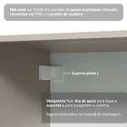 Armário De Cozinha Completa 240 Cm Suspenso Crema Nice Madesa