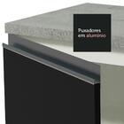 Armário De Cozinha Completa 240cm Branco/preto Glamy Madesa 08