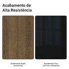 Armário De Cozinha Completa 240cm Rustic/preto Lux Madesa 08