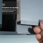 Armário De Cozinha Completa 240cm Suspensa Cinza Nice Madesa