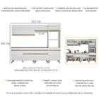 Armário De Cozinha Completa 252cm Veneza Multimóveis V3713