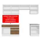 Armário De Cozinha Completa 260cm Branco/rustic Glamy Madesa