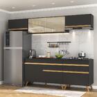 Armário De Cozinha Completa 260cm Veneza Multimóveis V3710