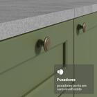 Armário De Cozinha Completa 270 Cm Branco/verde Vik Madesa 02