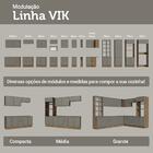 Armário De Cozinha Completa 270 Cm Rustic/cinza Vik Madesa 04