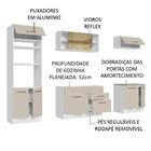 Armário De Cozinha Completa 270cm Branco/crema Agata Madesa 03