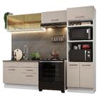Armário De Cozinha Completa 270cm Branco/crema Agata Madesa 05