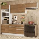 Armário De Cozinha Completa 270cm Branco/rustic Glamy Madesa
